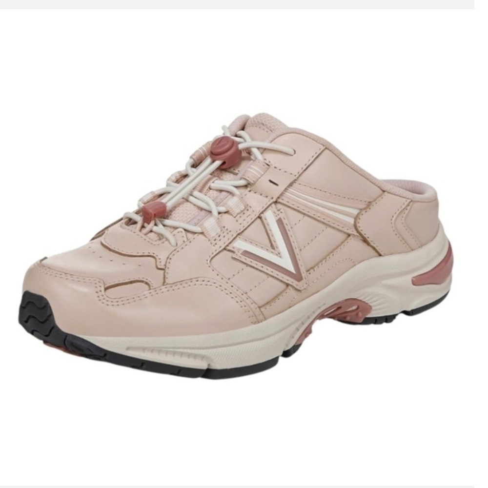 Vionic 23 Walk Mule Leather Lace Up Sneakers Comfort Pink Women's 9.5 Medium